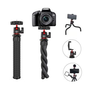 Ulanzi MT-11 휴대폰 DSLR 카메라용 유연한 문어 삼각대, 브이로그 휴대용 셀카 스틱 삼각대, 휴대폰 거치대 포함, 2 in 1 디자인