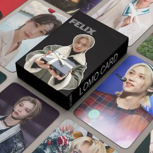 새로운 XIURAN 55 Pcs SK 펠릭스 앨범 Lomo 카드 Kpop 포토카드 엽서 시리즈