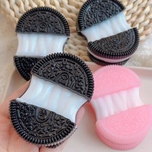 Taba Squishy 수제 샌드위치 쿠키 스트레스 릴리프 장난감 어린이를위한 감각 Fidget 장난감 성인 불안 휴식, 짜기 선물
