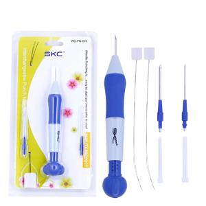 Zxiixz 1Pcs 자수 펀치 바늘 키트 바느질 도구 세트 직조 도구 뜨개질 DIY 바느질 도구
