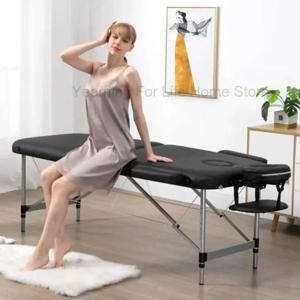 휴대용 마사지 테이블 들것 접이식 침대 미용사 전문 미적 치료 의자 Cama Masaje Para Couch 속눈썹
