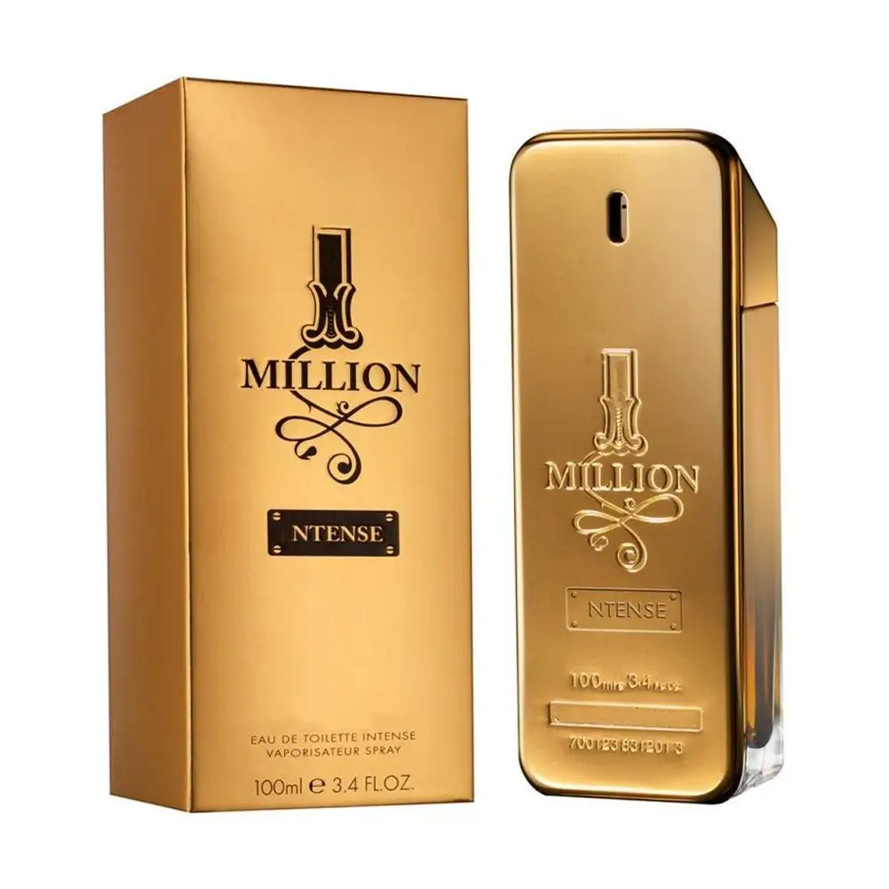 50/100ml 향수 골든 밀리언 골드 브릭 추출물 - 남성용 오래 지속되는 우디 향수 남성용 향수 기도 향수