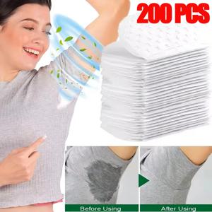 10/50/100/200pcs 겨드랑이 패드 드레스 의류 땀 방취제 패드 겨드랑이 관리 땀 흡수 패드 방취제 여성 남성