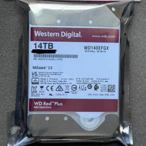 WD 14TB WD140EFGX NAS 빨간색 디스크 7200 256m 기업용 기계식 하드 디스크 캐시 SATA, 3.5인치 CMR