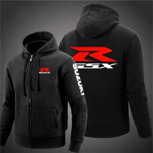 2025 가을/겨울 운동복 자켓 사무실 통근자 남성용 까마귀 Gsxr Superbike 오토바이 따뜻한 자켓 지퍼 까마귀
