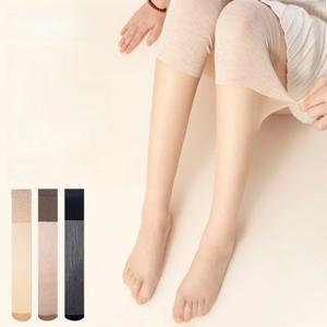 여성용 긴 튜브 양말 얇은 모델 에어컨 룸 무릎 높이 미끄럼 방지 따뜻한 다리 보호 스타킹 여름 얇은 모델