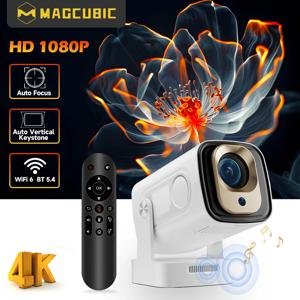 Magcubic HY310 안드로이드 11 프로젝터 4K 네이티브 1080P 자동 초점 네이티브 330ANSI 듀얼 Wifi BT5.4 에어 마우스 음성 홈 야외 영화