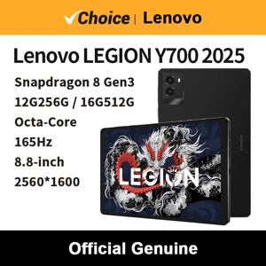 2025년형 레노버 리전 Y700 3세대 게이밍 태블릿 스냅드래곤 8 3세대 8.8인치 2.5K 165Hz 12GB+256GB 6550mAh 안드로이드 OS Wi-Fi 듀얼 USB-C