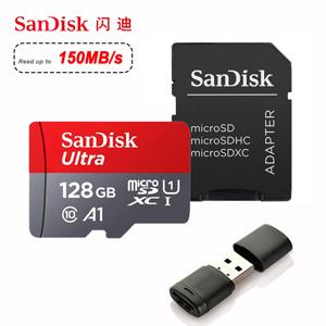 샌디스크 울트라 마이크로 SD 128GB 32GB 64GB 256GB 512GB 1TB 마이크로 SD 카드 카메라 SD/TF 플래시 카드 메모리 카드 128GB 마이크로SD 휴대폰용