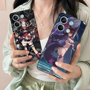 블루 아카이브 코사카 와카모 샤오미 레드미 노트 14 13 12 11 A5 3 2 1 프로 플러스 4G 5G 컬러 프린팅 커버 스마트폰 폰 케이스