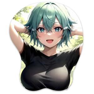 3D 마우스 패드 아사다 시노 소드 아트 온라인 오파이 마우스패드 가슴 게임 손목 받침대 부드패드 애니메이션 만화 마우스 매트 DIYyan DIYhui