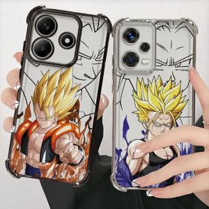 레드미 노트 14 9Pro 10s 11s 9S 13 10 Pro 11 10 Lite 12 Pro용 투명 커버 폰 케이스, 멋진 만화 애니메이션