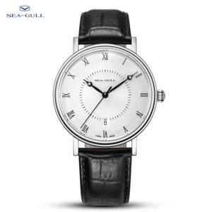 갈매기 커플 시계 톱 브랜드 자동 기계식 시계 클래식 드레스 시계 달력 로마 숫자 39mm/34mm 6022 시리즈