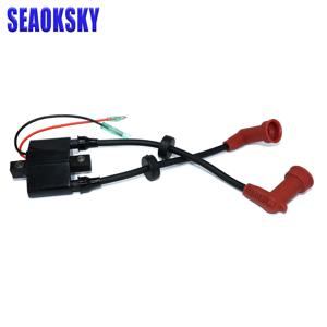 Yamaha 4 스트로크 15HP 20HP 선외기 모터용 점화 코일 assy 6F5-85570-10