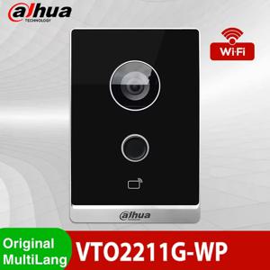 Dahua VTO2211G-WP 미니 PoE 비디오 인터콤, 와이파이 야외 스테이션, 양방향 오디오 및 음성 무선 네트워크, IP 빌라 문짝 스테이션