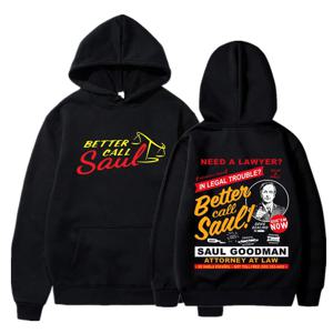 TV 쇼 팬 Breaking Bad 그래픽 까마귀 남성용 루즈 캐주얼 풀오버 Better Call Saul 스웨트 남성 여성 고품질 후드