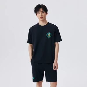 Sesir-남성용 캐주얼 정장, 매일 편안하고 통기성 좋은 만화 프린트 반팔 잠옷