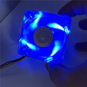AKASA 60MM 볼 베어링 Led 냉각 팬 6CM 60*60*20MM 냉각 팬 DC12V 2.5W 컴퓨터 케이스 LED 팬 3pin