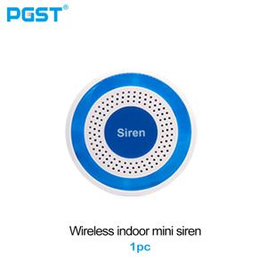 침입자 경보 시스템 110dB 무선 경적에 대 한 스트로브 빛 무선 스팟 경보 시스템과 PGST 433MHz 실내 무선 사이렌