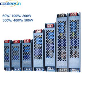 12V 24V LED 전원 공급 장치 500W 400W 300W 200W 100W 60W LED 드라이버 AC/DC 변압기 변환기 LED 스트립 실내 홈 조명