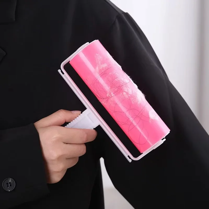 대형 고품질 빨 수있는 재사용 가능한 가정용 청소 리무버 휴대용 헤어 롤 옷 헤어 애완 동물 헤어 스티커 롤러