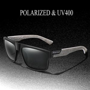 브랜드 편광 된 사이클링 낚시 러닝 남자 선글라스 UV400 HD 비전 방풍 패션 고글 TAC 렌즈 빈티지 스타일