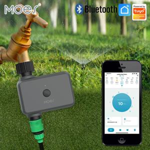 MOES Smart Tuya Bluetooth 정원 워터 타이머 비 지연 프로그래밍 가능한 자동 관개 타이머(허브 포함)