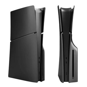PlayStation 5 슬림 디지털/광학 드라이브 버전용 교체 플레이트 PS5 SLIM 페이스플레이트 쉘용 보호 하드 케이스 블랙