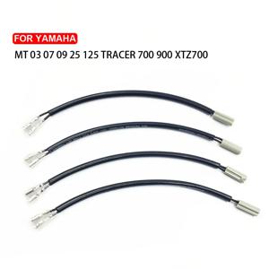 방향 지시등 마커 2 와이어 어댑터 표시기 리드 Yamaha Mt09 Mt07 Tracer 700 900 Xsr Yzf R1 R6 R3 용 플러그 커넥터 하네스