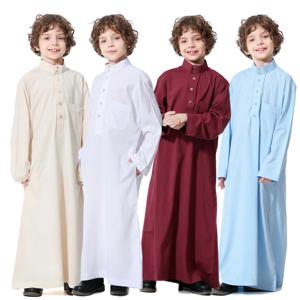 소년 어린이 이슬람 패션 두바이 아랍어 사우디 긴 소매 의류 중동 Kebaya Kaftan Caftan 터키기도 의류 Abaya