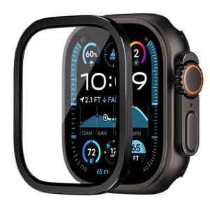 Apple Watch Ultra 2 49mm 화면 보호기 스크래치 방지 HD 풀 필름 금속 범퍼 iWatch Ultra 49mm Accessorie 용 강화 유리