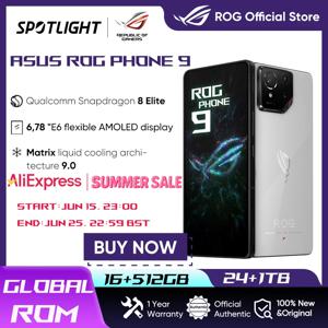 월드 프리미어 ASUS ROG Phone 9 5G 스마트폰 Snapdragon 8 Elite 6.78'' 185Hz AMOLED 디스플레이 ROG 9 Pro 5800mAh NFC 휴대폰