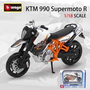 Bbugo 1:18 KTM 990 Supermoto R 합금 오토바이 혼다 아프리카 트윈 어드벤처 공인 모델 장난감 자동차 선물 컬렉션