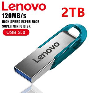 Lenovo 플래시 드라이브 2TB USB 3.0 미니 고속 메탈 펜 드라이브 1TB 512GB 스틱 휴대용 드라이브 방수 메모리 스토리지 U 디스크