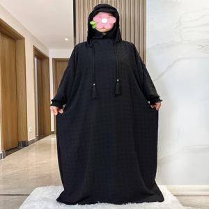 2025 라마단 니카브 키마르 무슬림 후드 아바야 두바이 터키 이슬람 기도복, 여성용 아프리카 드레스, 카프탄 로브, 무술망