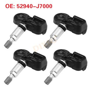 자동차 TPMS 센서, PMV-CH15 타이어 압력 모니터링 센서, 2019-2020 기아 포르테 씨드 (CD) K3 TPMS, 433MHZ, 52940J7000, 4 개