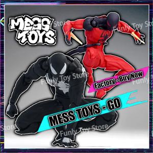 메스 장난감 스파이더 Ct 장난감 블랙 레드 스파이더 블랙 슈트 이웃 Symbiote 스칼렛 스파이더 Kaine Parker 애니메이션 액션 피규어 선물 완구