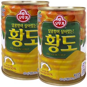 오뚜기 황도 400g x 2개