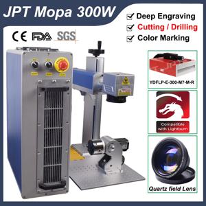 300W JPT Mopa 섬유 레이저 마킹 절단기 드릴링 ngraver에 대 한 모든 금속 보석 레이저 조각사에 대 한 깊은 레이저 조각