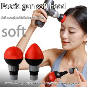 근막 총 마사지 헤드 12mm-18mm 구경 유니버사 마사지 총 액세서리 깊은 조직 근육 이완을위한 실리콘 소프트 헤드