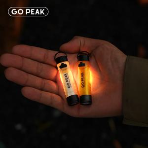 GO PEAK 새로운 포켓 미니 손전등 야외 키 클립 캡 주변 Led 긴 내구성 재해 구호 비상 5050 작은 빛