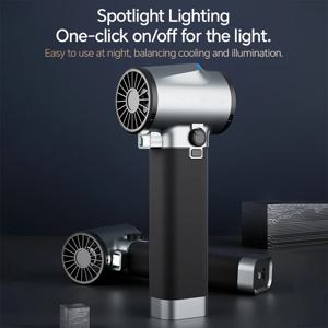 자동차용 부스터 터보 팬 건조기 송풍기, 750W&64MM, 가벼운 무단 속도 제어 실리콘 핸들이 있는 자동차 건조기 공기 송풍기