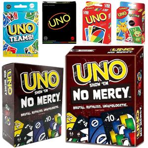 UNO NO MERCY 매칭 카드 게임 포켓몬 Uno 팀 마리오 멀티플레이어 가족 파티 보드게임 재미있는 친구 엔터테인먼트 포커 ﻿