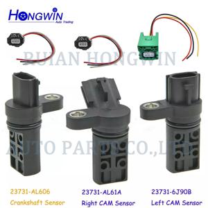닛산 350Z Altima Maxima Murano LInfiniti 23731-AL61A 23731-AL606 23731-6J90B 용 3PCS 크랭크 샤프트 캠 샤프트 위치 센서 키트