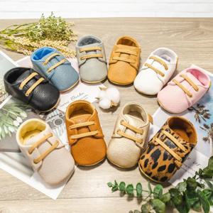 KIDSUN 신생아 아기용 신발, 미끄럼 방지 플랫 고무 밑창, 유아 첫 워커, 아기 운동화, 캐주얼 패션