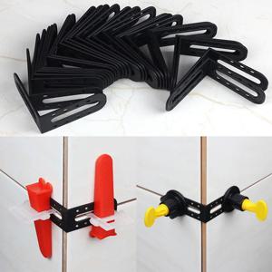 25-100Pcs 타일 레벨링 시스템 클립 바닥 벽 타일 레벨러 스페이서 로케이터 조절기 누워 건설 도구에 대 한 남성 각도