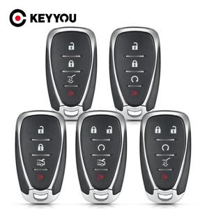 KEYYOU 1PCS Chevrolet Cruze Malibu Camaro 2/3/4/5 버튼 키 Fob 바디 하우징 용 원격 자동차 키 케이스