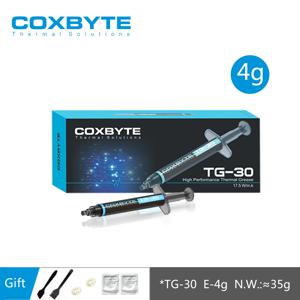 Coxbyte 열 그리스 TG-30 주사기 방열 실리콘 페이스트, CPU 프로세서 비디오 GPU 냉각 열 복합 그리스