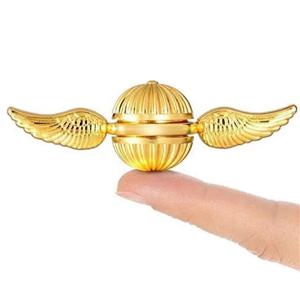 골든 스니치 Fidget Spinner 금속 안티 스트레스 핸드 핑거 팁 자이로 회전 큐피드 스피닝 탑 스트레스 릴리프 장난감 어린이 성인용