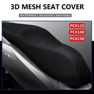 오토바이 Anti-Slip 3D 메쉬 패브릭 시트 커버 혼다 PCX125 PCX150 PCX160 PCX 125 액세서리에 대 한 통기성 방수 쿠션